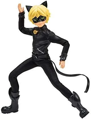 Bandai Lėlė Miraculous Juodas Kot Cat Noir + priedai