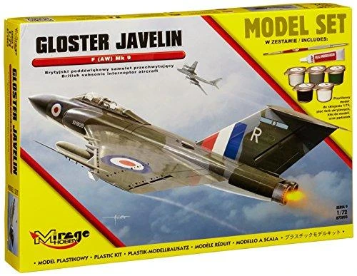 Mirage Surenkamas lėktuvo modelis „Gloster Javelin F Mk9“ / 872093