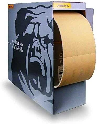 Mirka Ltd Suomija Šlifavimo popieriaus rulonas Mirka GoldFlex Soft 2912707018; 115x125 mm: P180; 200 vnt.