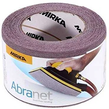 Šlifavimo tinklelio rulonas Mirka Abranet 545BI001413R; 75 mm; 10 m; P400