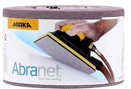 Šlifavimo tinklelio rulonas Mirka Abranet 545BI001413R; 75 mm; 10 m; P400