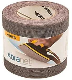 Šlifavimo tinklelio rulonas Mirka Abranet 545BY001803R; 115 mm x 10 m; P80