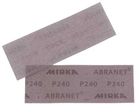 Šlifavimo tinklelis Mirka Abranet AE175F1025; 80x230 mm; P240; 10 vnt.