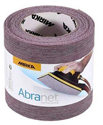 Šlifavimo tinklelio rulonas Mirka Abranet 545BY001183R; 115mmx10m; P180