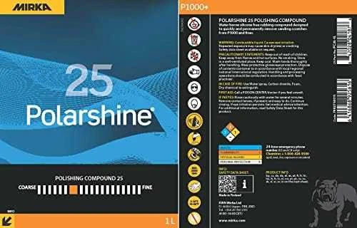 Poliravimo pasta Mirka Polarshine M25 7992710111; 1 l