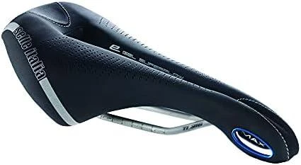 Selle Italia balnas PARDUODA ITALIA MAX FLITE E-BIKE GEL SUPERFLOW L (id atitinka - L3) TI 316 Tube 7, fiber-tek - Mokka, 320g juodai mėlyna (NAUJA)
