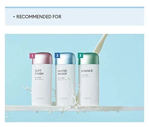 "Missha" apsauginis veido pienelis nuo saulės SPF 50 Sun (All Around Safe Block Essence Sun Milk) 70 ml