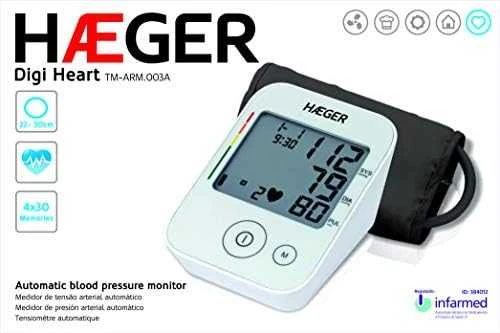 Kraujospūdžio matuoklis Haeger Haeger Digi Heart žasto kraujospūdžio matuoklis