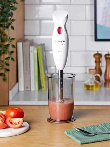 Plakiklis Bosch MSM24100 Rankinis trintuvas, CleverMixx, 400 W, Baltas, giliai raudona