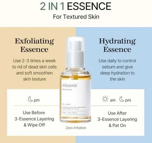 Mixsoon Bean Essence šveičiamoji esencija veidui, 30 ml