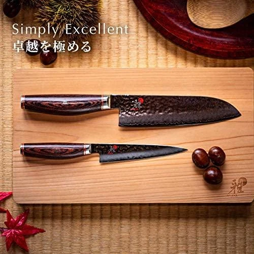 Zwilling Braun MIYABI Santoku virėjo peilis, plienas, 180 mm, sidabras / ruda, 34074-181-0