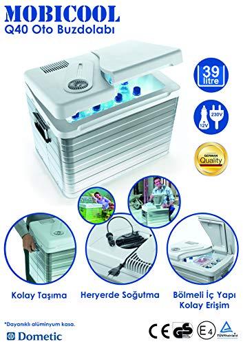 Mobicool termoelektrinė automobilinė šaldymo dėžė 39 l, 12 V/230 V Q40 AC/DC