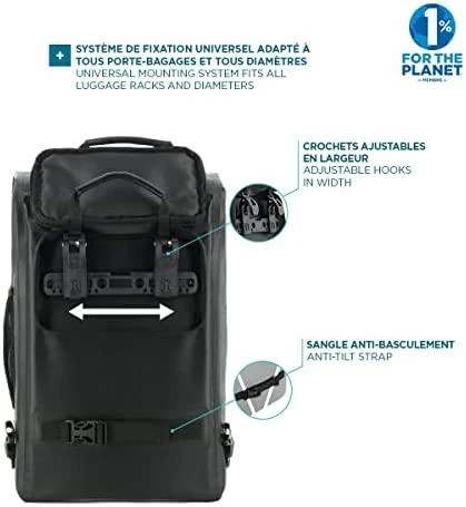 Mobilis Mobilis BIKE - Bike Backpack / Pannier 25L 14-15,6" - Juodas
