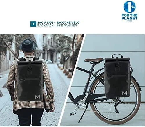 Mobilis Mobilis BIKE - Bike Backpack / Pannier 25L 14-15,6" - Juodas