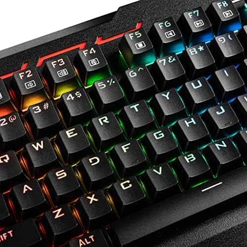Klaviatūra Modecom Volcano Hammer Brown jungiklis (K-MC-HAMMER-U-BROWN-RGB-DE)