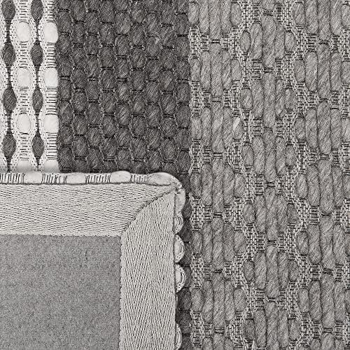 Beliani Kilimas AKKAYA pilkas 80 x 150 cm vilna