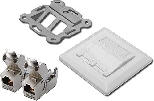 Assmann Electronic DIGITUS Keystone modulis Cat6A RJ45 500 MHz ekranuotas be įrankių