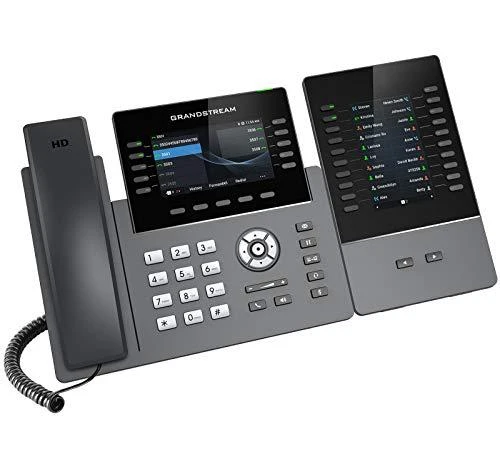 GrandStream telefonas su prijungtu GBX20 moduliu
