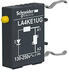 Schneider Electric Schneider Varistor ribotuvo modulis 130-250V AC/DC su indikatoriumi (LA4KE1UG)