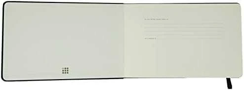 Užrašų knygutė Moleskine 13x21cm, balti lapai, minkštu viršeliu, juodos spalvos