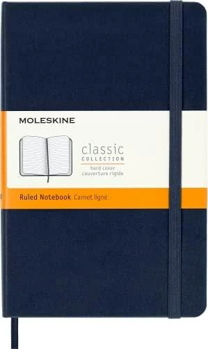 Moleskine Medium Ruled užrašų knygelė, mėlyna