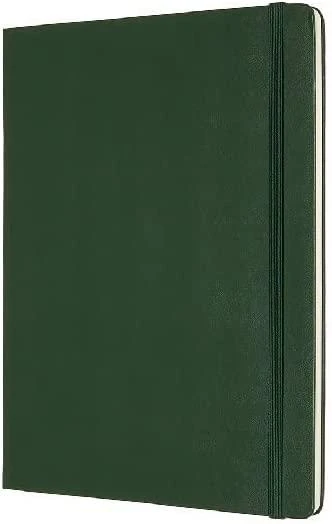 Moleskine Pastabos Classic XL 19x25 tt. taškai myrtle žalia