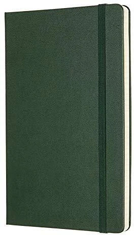 Moleskine Notes Classic L 13x21 tw. grotelės mirtowa žalia