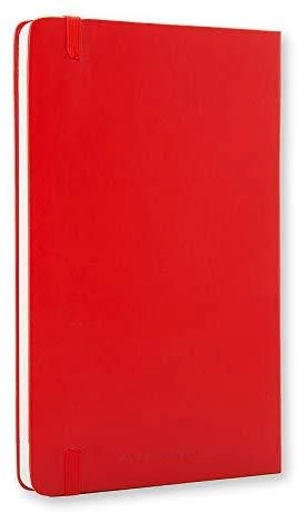 „Moleskine Staff Moleskine“ kišeninis užrašų knygelė su linijomis, kietais viršeliais, raudona