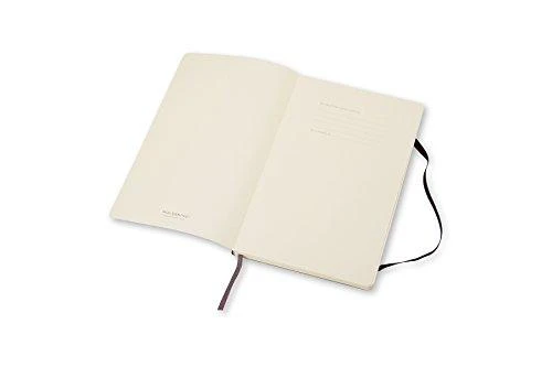 Užrašų knygutė Moleskine Classic 9x14cm, baltais lapais, minkštu viršeliu, juodos spalvos