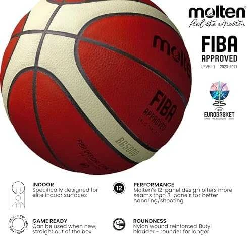 Krepšinio kamuolys competition MOLTEN B7G5000 FIBA