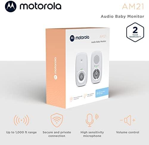 Kūdikių stebėjimo kamera Motorola AM21, Baltos/Pilkos spalvos