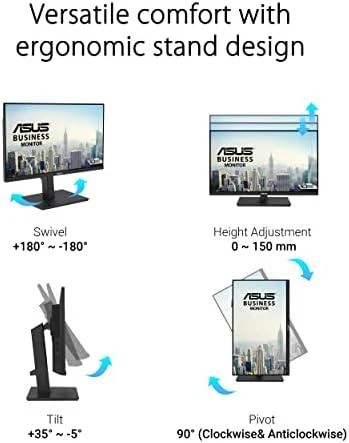 Asus | Monitorius | VA27ECPSN | 27 colių | IPS | FHD | 16:9 | 75 Hz | 5 ms | 1920 x 1080 | 300 cd/m² | HDMI jungtys 1 kiekis
