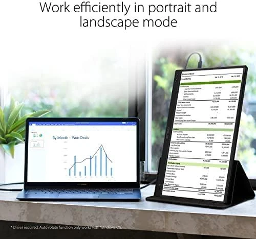 Monitorius ASUS MB166C, 15.6", 1920x108, 60Hz, IPS, 5ms