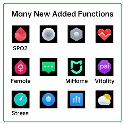 Išmanioji apyrankė Xiaomi Mi Band 5, Juodos spalvos