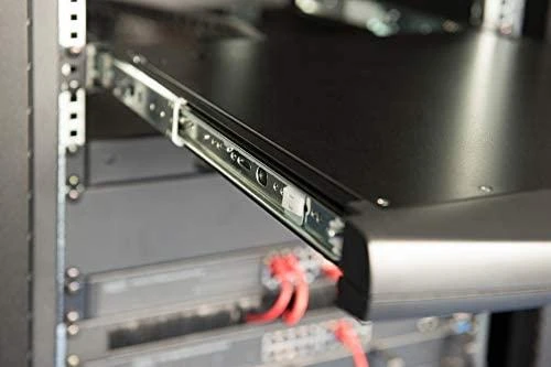 Assmann Electronic DIGITUS modulinė 43,2 cm 17 colių TFT konsolė su 8 prievadų KVM US klaviatūra RAL 9005 juodos spalvos
