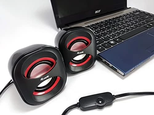 Kompiuterio kolonėlės Equip kolonėlė Mini fr Notebook/PC. USB Powered sw/rt