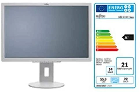 Monitorius FUJITSU 22" B22-8 WE NEO MARBLE Pilkas (FHD/16:10/HAS/PIVOT/DP/DVI/VGA/AUDIO)