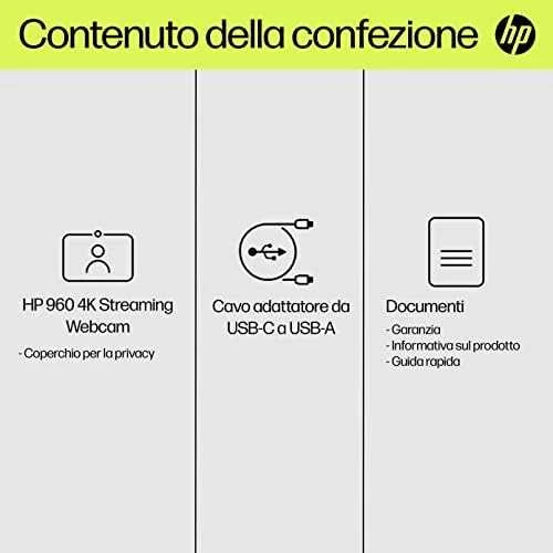 Hewlett Packard (HP) HP 960 4K srautinio perdavimo internetinė kamera