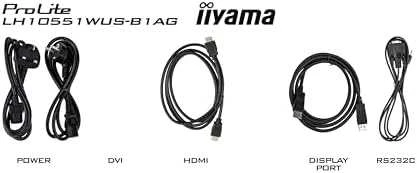 Monitorius iiyama ProLite LH10551UWS-B1AG
