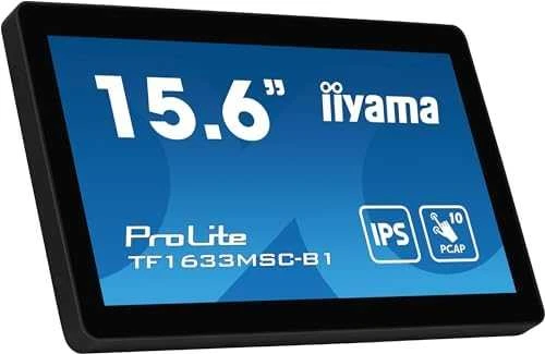 Monitorius iiyama TF1633MSC-B1-Touch 15.6" HDMI DP