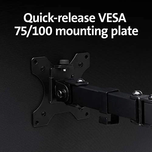 Kensington K55409WW SmartFit Ergo Dual Extended Monitorius Arm Monitoriaus laikiklis, Juoda