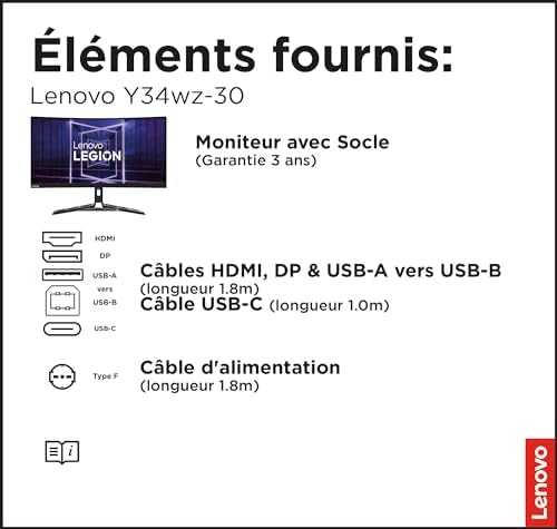 Monitorius LENOVO LEGION Y34WZ-30 34 colių UWQHD MINI-LED (3440X1440) VA PANEL/720NITS/180HZ/110DPI/1MS/HDMI/DP 1.4/USB-C 3.2 (3 METŲ GARANTIJA)