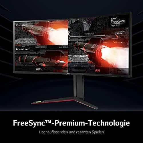 LG | Curved Gaming Monitorius | 34GN850P-B | 34 colių | IPS | UWQHD | 21:9 | 160 Hz | 1 ms | 3440 x 1440 | 400 cd/m²