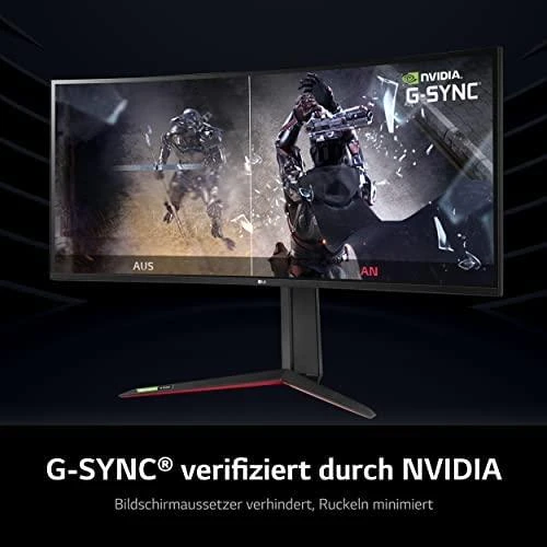 LG | Curved Gaming Monitorius | 34GN850P-B | 34 colių | IPS | UWQHD | 21:9 | 160 Hz | 1 ms | 3440 x 1440 | 400 cd/m²
