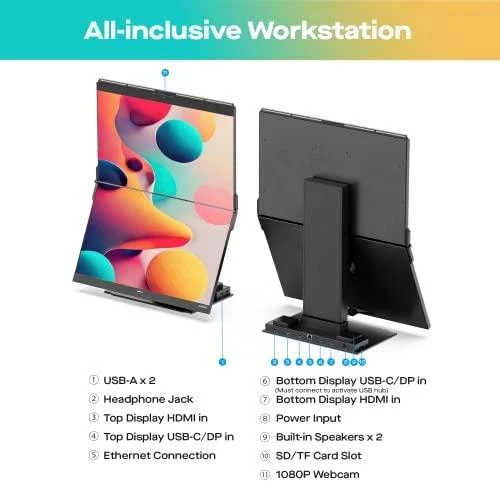 Monitorius Mobile Pixels Geminos 24''