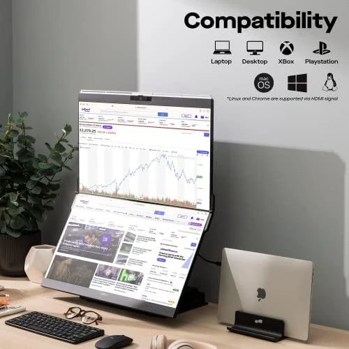 Monitorius Mobile Pixels Geminos 24''