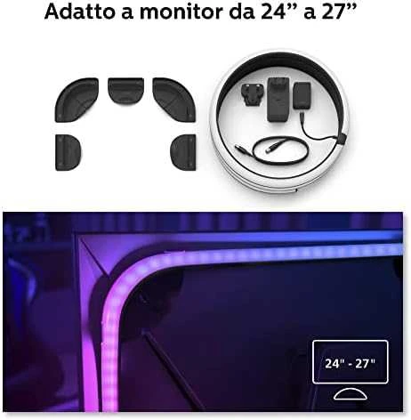 „Philips Hue Gradient PC Lightstrip“ 32–34 colių pradinis rinkinys | 19 W
