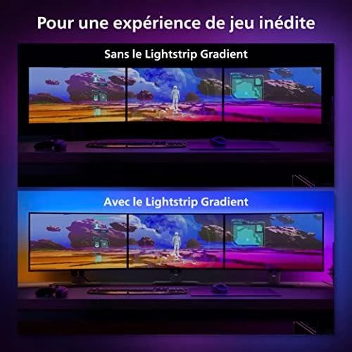 „Philips Hue Play“ gradientinis kompiuteris 3 x 24–27 colių