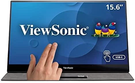 Monitorius ViewSonic TD1655 - 15.6" | IPS | FHD | 6 ms | 60 Hz | Jutiklinis ekranas, Portable