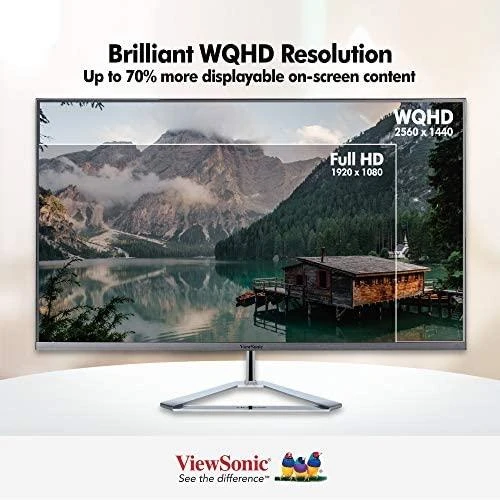 Monitorius VIEWSONIC VX3276-2K-mhd / 31,5" / Panel IPS / 2560x1440 / 16:9